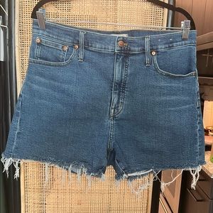 EUC Madewell High Rise Denim Shorts Sz.32